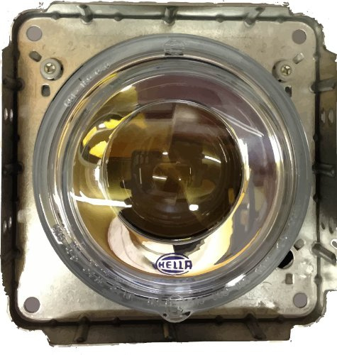 HELLA 1BL 007 834-047 Halogen/DE-Insert, headlight - 24V - round - Reference number: 17.5 - Fitting - Lens Colour: Crystal clear - Plug: Male - left/right - Quantity: 8
