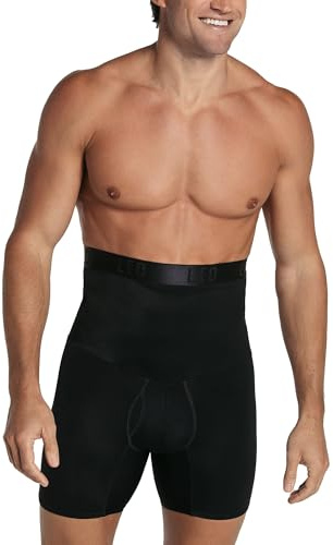 Leo SHAPEWEAR HERREN BOXERSHORTS - MÄNNER UNTERHOSEN MIT BAUCHWEG-FUNKTION