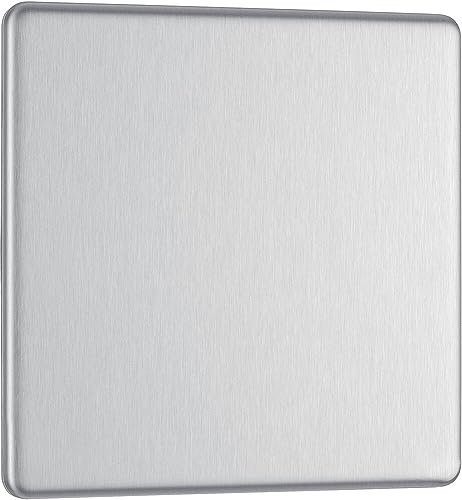BG Electrical Single Screwless Blank Plate
