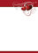 Briefpapier rote Herzen/Love 50 Blatt Motivpapier DIN A4 90 g/m² 5782