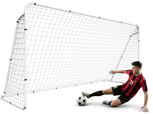 ZENY 12'x6' Portable Soccer Goal for Backyard Kids Adults Soccer Net and Frame for Home Backyard Practice Training Goals Soccer Field Equipment