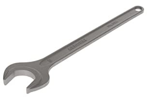 GEDORE 894 60 Einmaulschlüssel, 60 mm, Mit Aufhängeloch, Hochwertiger Vanadium-Stahl, Blendfreie Optik, Stahlgrau, Nach DIN 894