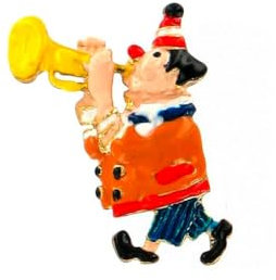 Pin Clown Bepo mit Trompete