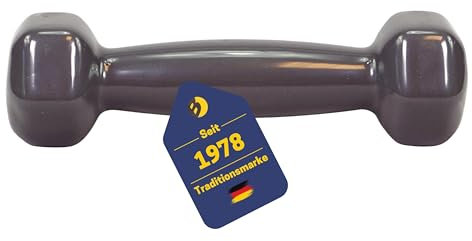 Best Sporting Vinyl Hantel 0,5 1,0 oder 1,5 kg, anthrazit oder blau (0,5 kg, anthrazit)