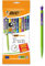 BIC,951478,Matic AA8Fun Minenhalter,0,7 mm, HB,mit Radiergummi, perfekt für Schule,leicht zu verwenden, 10 Stück