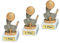 RaRu 3 Golf/Minigolf-Pokale mit Wunschgravur und Resin-Klebefigur