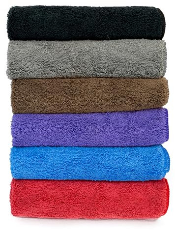 PAMEX Trapos Limpieza Cocina Paños Reutilizables Bayetas Microfibra Coche Vidrios Alta Absorción Bayeta Cristales Bayetas Cocina Bayeta 12 Unidades 60x40 cm Colores Surtidos