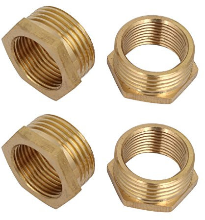 Aexit 1BSP maschio x 3 / 4BSP filettatura femmina ottone esagonale boccola raccordo 4 pz ID: 428934