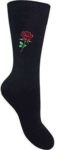 TeddyTs Men's Vintage Embroidered England Rose Rugby Socks (UK 11-13)
