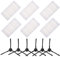iAmoy Ersatzfilter Kompatibel mit Medion MD18500 MD18600 MD18501 Staubsauger Roboter - 6 * Filter + 6 * Seitenbürsten