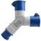 2-Way Splitter SUPERTOOL 16A 220v IP44 2 Way 3 pin Industrial Site Plug & Wall Socket Waterproof IP44 Plug Connector Socket 2P+Earth Male/Female