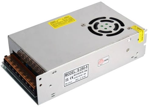 5V 50A Power Supply AC 110V/230V to DC 5V 250W Universal Regulated Power Transformer for LED Strip Lights