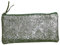 Clairefontaine 410101C Schlampermäppchen aus Leder Celeste Flach, 11 x 22cm, 1 Stück, Grün