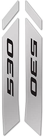 labelbike - 3D Gel Pegatinas Esquinas CARENADOS Scooter compatible Yamaha TMAX 530 2017-2019