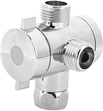Multifunktionale G1/2/2-Wege 1/2 Internationale Universal-Duschverteiler Auslassschalter Ventil Wasserhahn 3-Wege-Verteiler Schnittstelle Badewanne Dusche(02)