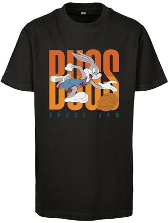 Mister Tee x Space Jam Kinder Kids Balling Bugs Tee, Black, 122/128