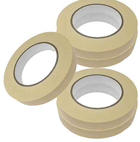 MUHWA 5 Rollen Autoklav-Klebeband, Dampfindikator-Klebeband, Sterilisationsband, Breite -1,25 cm