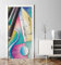MyMaxxi - Tür bekleben mit Türtapete Türposter Türfolie Selbstklebend 90x200 Musik Illustration - Tür verschönern Türaufkleber Türklebefolie Musikinstrument Rustikal Mehrfarbig
