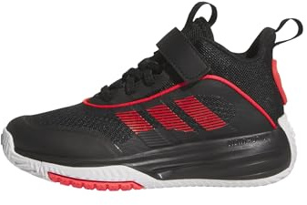 adidas Mixte Enfant Ownthegame 3.0 Shoes, Core Black/Lucid Red/FTWR White, 32 EU