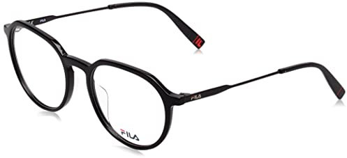 Fila Unisex VFI212 Sunglasses, Schwarz (Shiny Black), 51