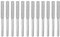 sourcing map 2Packs (12pcs) Diamond Coated Chainsaw Sharpener Bits 5/32 4mm Cylinder Head Electric Chain Saw Grinder