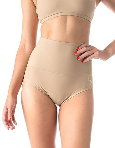 Dragonfly Betty Pole Shorts | Confortable Taille Haute | Double Doublure | Ceinture en Caoutchouc| Pole Dancing | Ultra-Doux | Vêtements de Sport | Matière respectueuse de la Peau Nude L