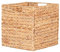 Passo Basket - Panier pliable en jacinthe d'eau 30x30x30 cm