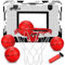 Mini Basketballkorb Indoor Reifen für Kinder Erwachsene, Mini Basketballkorb Zimmer mit 4 Basketball, über der Tür Raum Basketball Reifen, Basketballkörbe tür Set Sport Spielzeug Geschenk