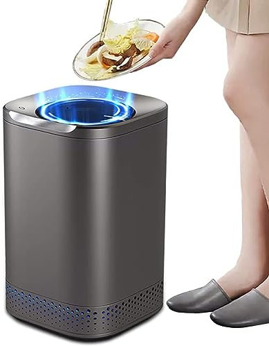 Processeur de déchets alimentaires de cuisine, broyeur de nettoyage des déchets alimentaires, bac de compostage pour la maison et la cuisine, composteur de cuisine intelligent d'une capacité de 2,5 L