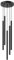 SOLLUX lighting Hängelampe Pendelleuchte Hängeleuchte Deckenlampe Lampe Decke Stahl 5 Flammig 19,5 x 19,5 x 104 cm Pastelo