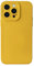 LOOKSEVEN For iPhone 15 Pro Max Case, Yellow Silicone TPU Rubber Back Cover Case Compatible for iPhone 15 Pro Max (6.7 inch)