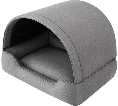 Sales Core Hundehütte Indoor - Hundehaus für Drinnen, Hundehöhle für Hunde und Katze - Dauerhaft, Gemütlich, Leicht zu Reinigen, Bequem, Geräumig, Stilvoll Hundesofa, Sicher