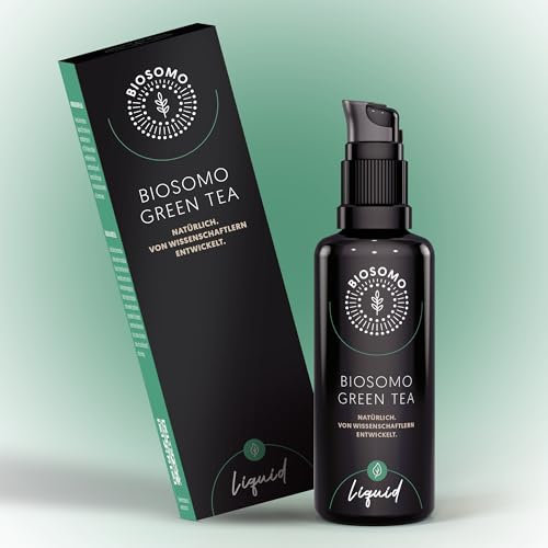 BIOSOMO® liposomaler Grüntee Extrakt - 145mg EGCG (Epigallocatechingallat) pro Dosierung - vegan, hochdosiert, ohne unnötige Zusätze - Von Wissenschaftlern entwickelt - 50ml