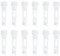 12 Pack Stem Replacement for Vertical Blinds, Brackets, Replacement Parts