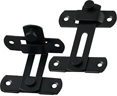 HOMOCONO Robuster Scheunentorriegel Aus Edelstahl Mit Kindersicherung 90-grad-türschloss Rostbeständig Einfach Zu Installieren Für Die Zu Hause