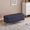 HARELA Polsterbank schuhbank, Schuhbank Mit Stauraum, Schuhbank Mit Sitzfläche, Aufbewahrungsbank, Wohnzimmer, Flur, Eingang, Schlafzimmer, Haus, Innenbank(Dark Blue,70cm/27.5in)