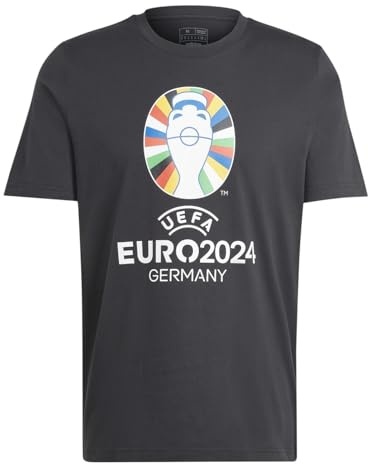 adidas Offizielles Euro 24 Emblem Herren T-Shirt
