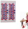 XIWJLWO Set di Adesivi Tatuaggi Harley Quinn per Braccio – Tatuaggi Temporanei e Impermeabili per Cosplay, Halloween, Carnevale, Party per Donne e Uomini