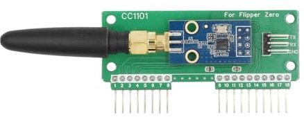 Generic Flipper Zero WiFi CC1101 433Mhz Placa de desarrollo ligera inalámbrica Flipper Zero Modification Board SubGhz 433Mhz Módulo de antena expandible Flipper Zero Tool