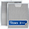 VIOKS 2 filtros de metal para campana extractora, 300 x 253 x 8 mm, repuesto para campana extractora AЕG Elеctrolux 50248271004 Faber 133.0017.054 Whirlpоol 482000027080, filtro de grasa para campana