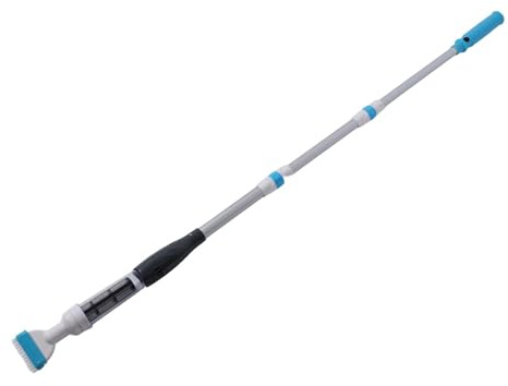 Aspirateur de piscine portable sans fil avec aspiration puissante, design rétractable léger pour piscine hors sol