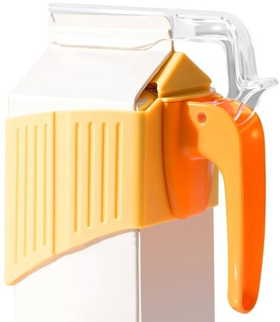 Fuuxtci Pince Pour Brique De Lait Avec Poignée | Accessoire Verseur Anti-Fuite Pour Brique De Boisson,Support de Versement pour Briquette de Jus - Maison Bureau Restaurant Cuisine Salle À Manger
