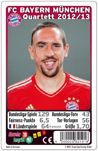 Teepe Sportverlag 19180 - FC Bayern Quartett 12/13
