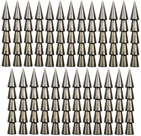 Reaction Tackle Tungsten Nail Weights for Bass Fishing - Insert Sinkers for Wacky Rig, Neko Rig and Soft Plastic Lures - Freshwater and Saltwater - 1/32 Oz 25-Pack