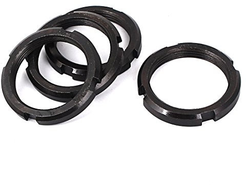 Aexit 4 pezzi M48 con filetto da 2 mm DIN 1804 con intaglio dadi tondi per chiavi a gancio ID: 517789