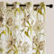 NARENDRA Gardinen für Wohnzimmer, Schlafzimmer, Bedruckt, dekorative Vorhänge, Tüll, für Fensterbehandlungen, Voile-Blume, B 100 x H 200 cm, Plissee-Zugband