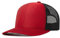Quanhaigou Trucker Hat - Mesh Snap Back - Unisex Verstellbare Baseballkappe - Outdoor Hüte für Männer Frauen, Rot, schwarz, Einheitsgröße