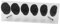 rockible Modèles d'oreille en Silicone, modèles de Pratique pour Piercing, présentoir de Boucles d'oreilles, modèle d'oreille de Simulation, Noir