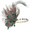 BABEYOND 1920s Stirnband Damen Pfau Feder Haarspange Gatsby Fasching Kostüm Haar Accessoires