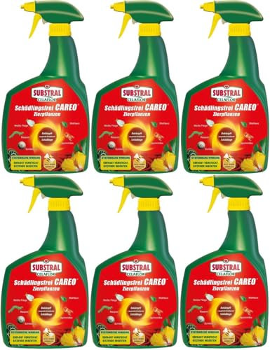 6 X 800ml Substral Celaflor® Schädlingsfrei Zierpflanzen Spray